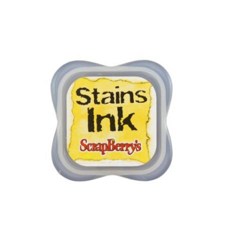 Tusz do papieru StainsInk ScrapBerrys Żółty